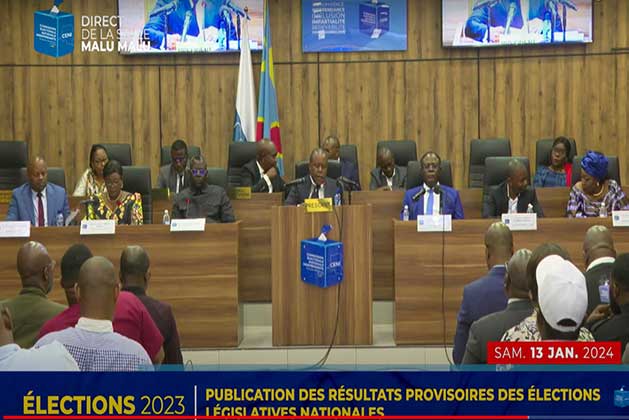 Elections-RDC : La CENI vient de publier la liste des 477 députés nationaux élus